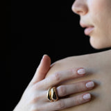 Gold - GLENR Square Dome Ring