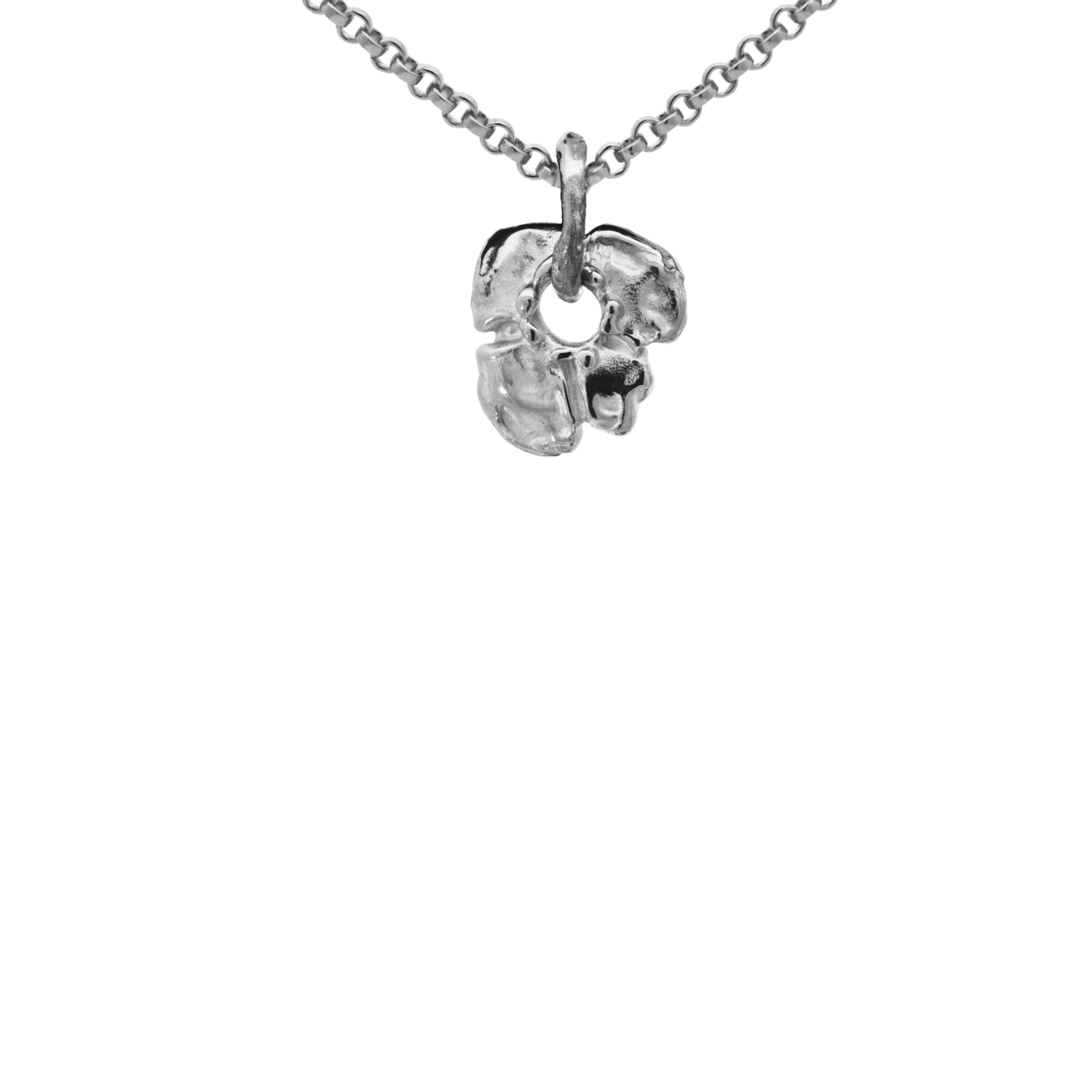 HIBI Flower Charm - Sterling Silver
