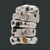 WILDER Ring No.042607 - Sterling Silver + Sapphires