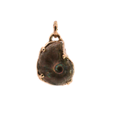 Gold - 70 OOAK Opal Ammonite Pendant