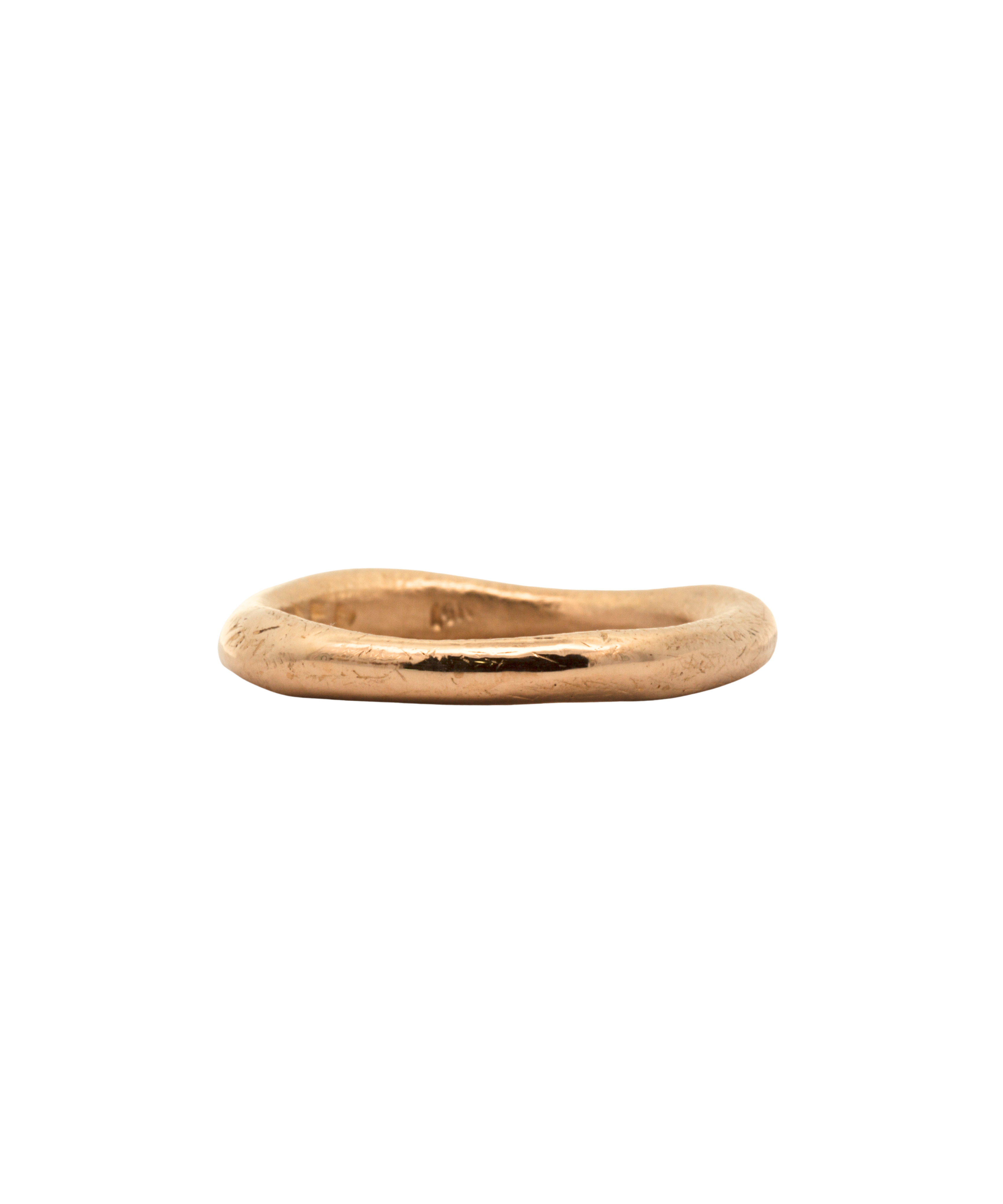 Artisan-Crafted MADRONE Ring in Recycled Platinum