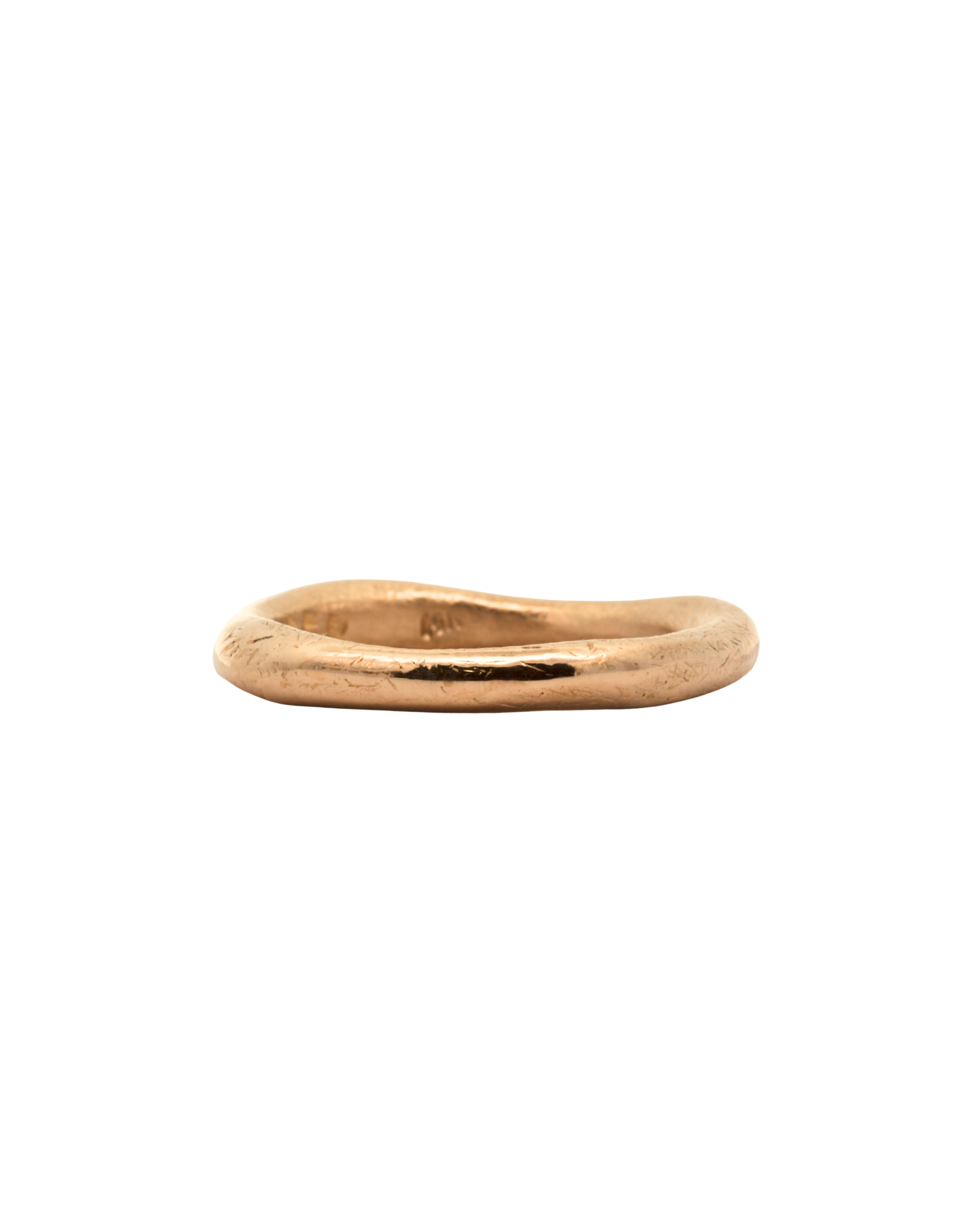 Artisan-Crafted MADRONE Ring in Recycled Platinum