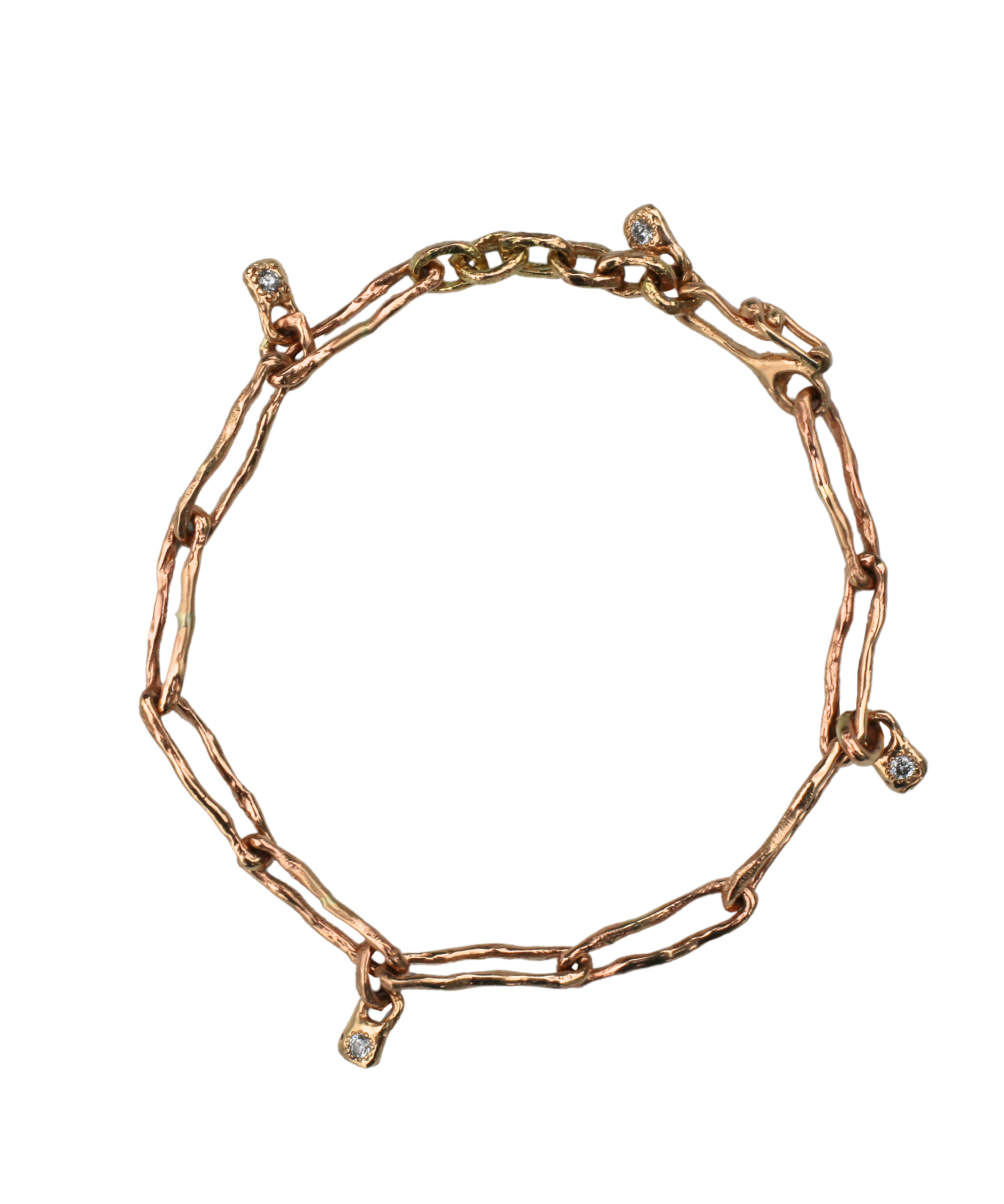 ILIA Fringe Bracelet in 14K Fairmined gold, lost wax cast