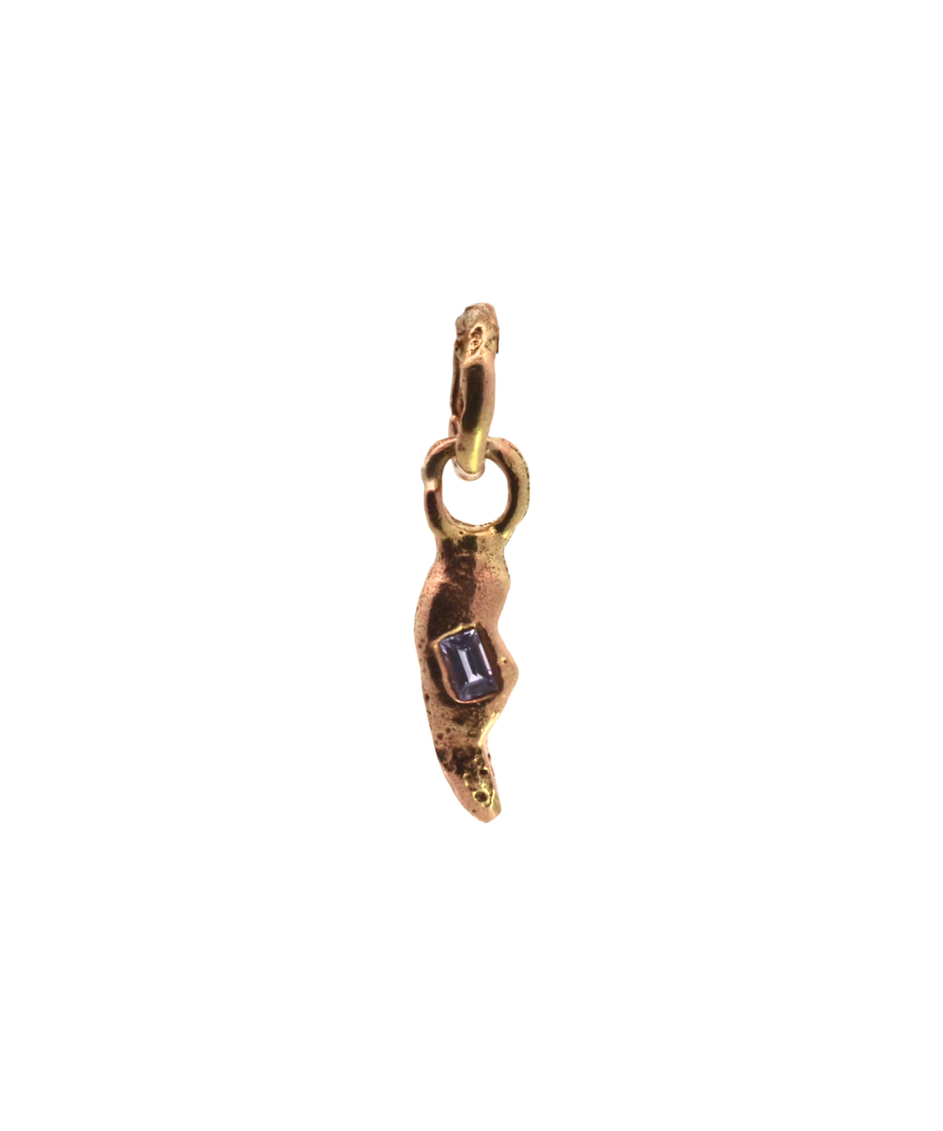 BFF HEART SET Charms detail view, 14K Fairmined gold