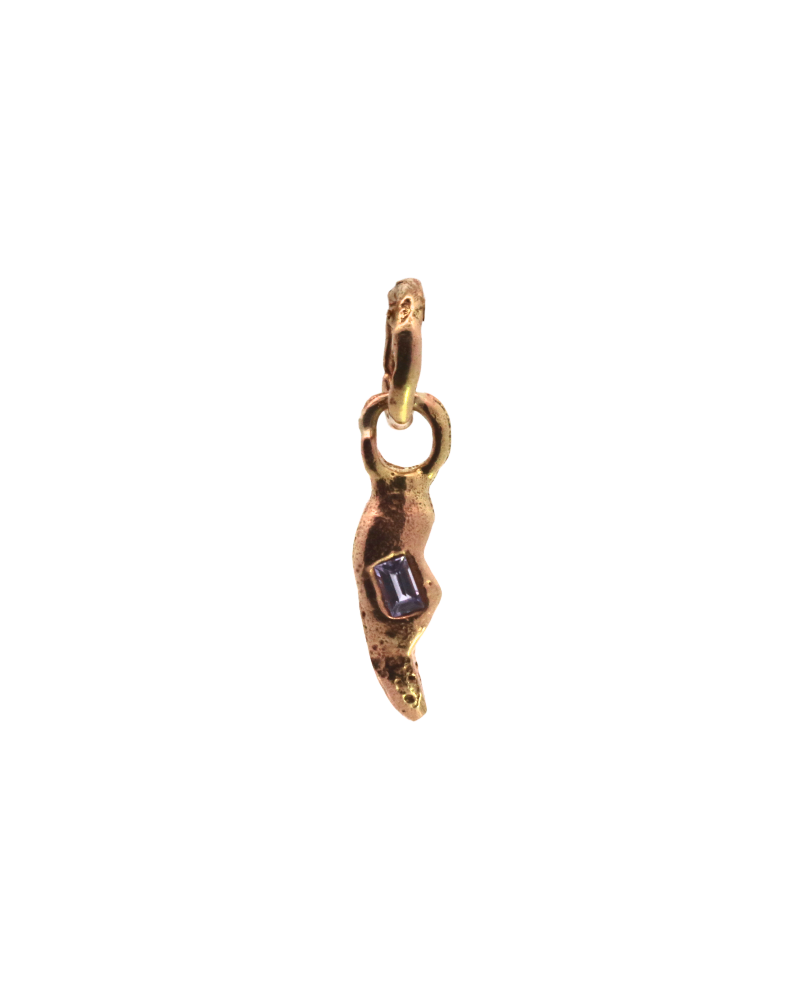 BFF HEART SET Charms detail view, 14K Fairmined gold
