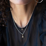 BB Birthstone Necklace / Charm - Sterling Silver