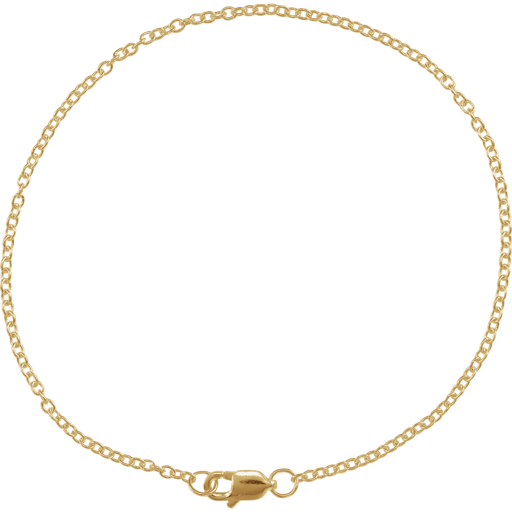 14K Gold Chains - Bracelet and Necklace Options