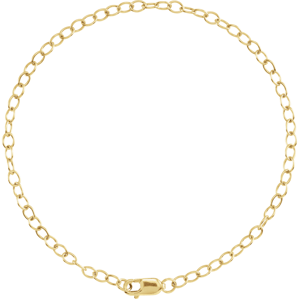 14K Gold Chains - Bracelet and Necklace Options