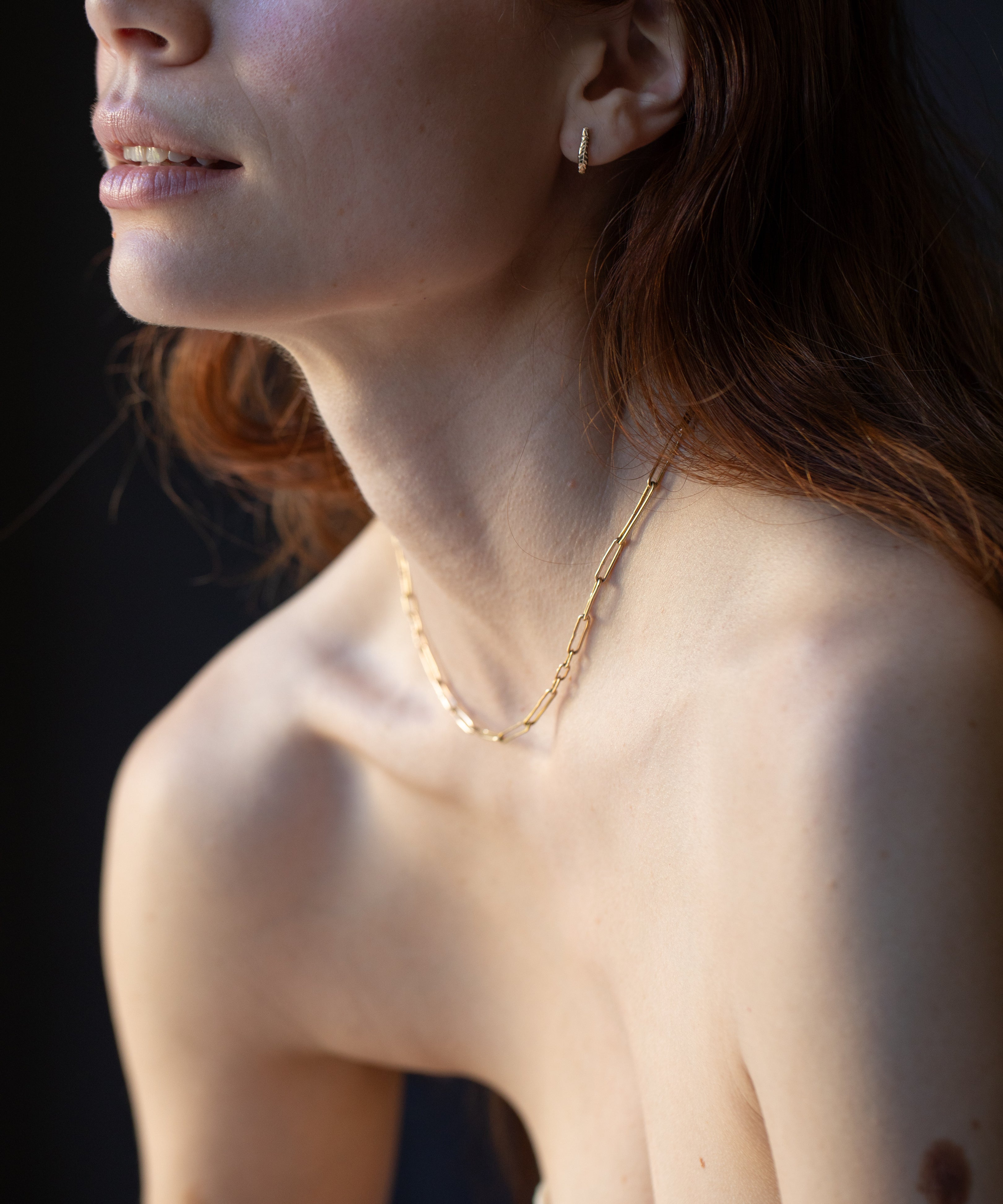 Crooked Fern Mini Hoop Earrings