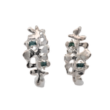 DORTE Leaf Earrings - Sterling Silver