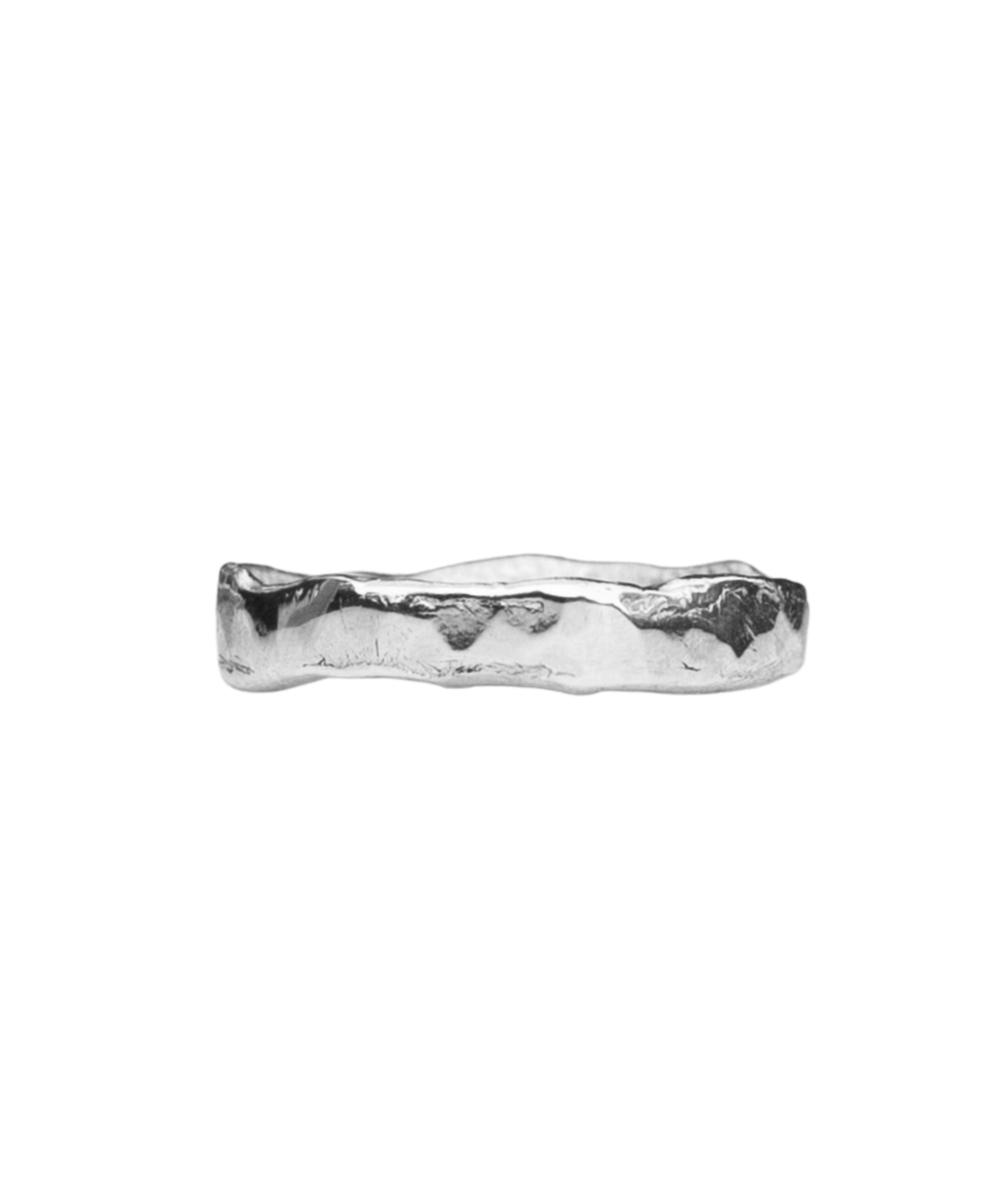 ESPEN Ring in recycled sterling silver, lost wax cast