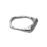FRIKA Wide Stacker Ring - Sterling Silver