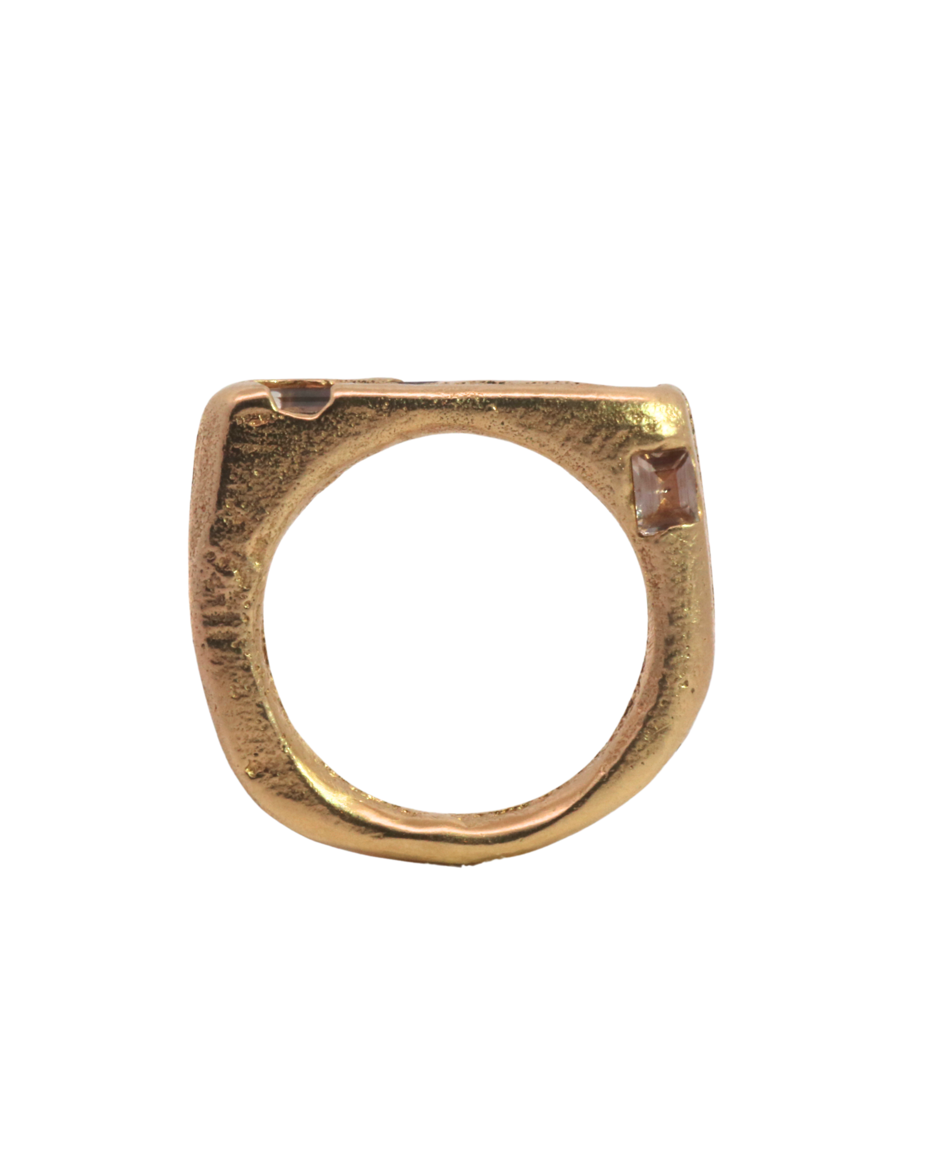 HYGGE Square detail view, 14K Fairmined gold