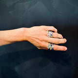WORKSHOP RING No. 5 - Gold Madrone Ring with diamonds