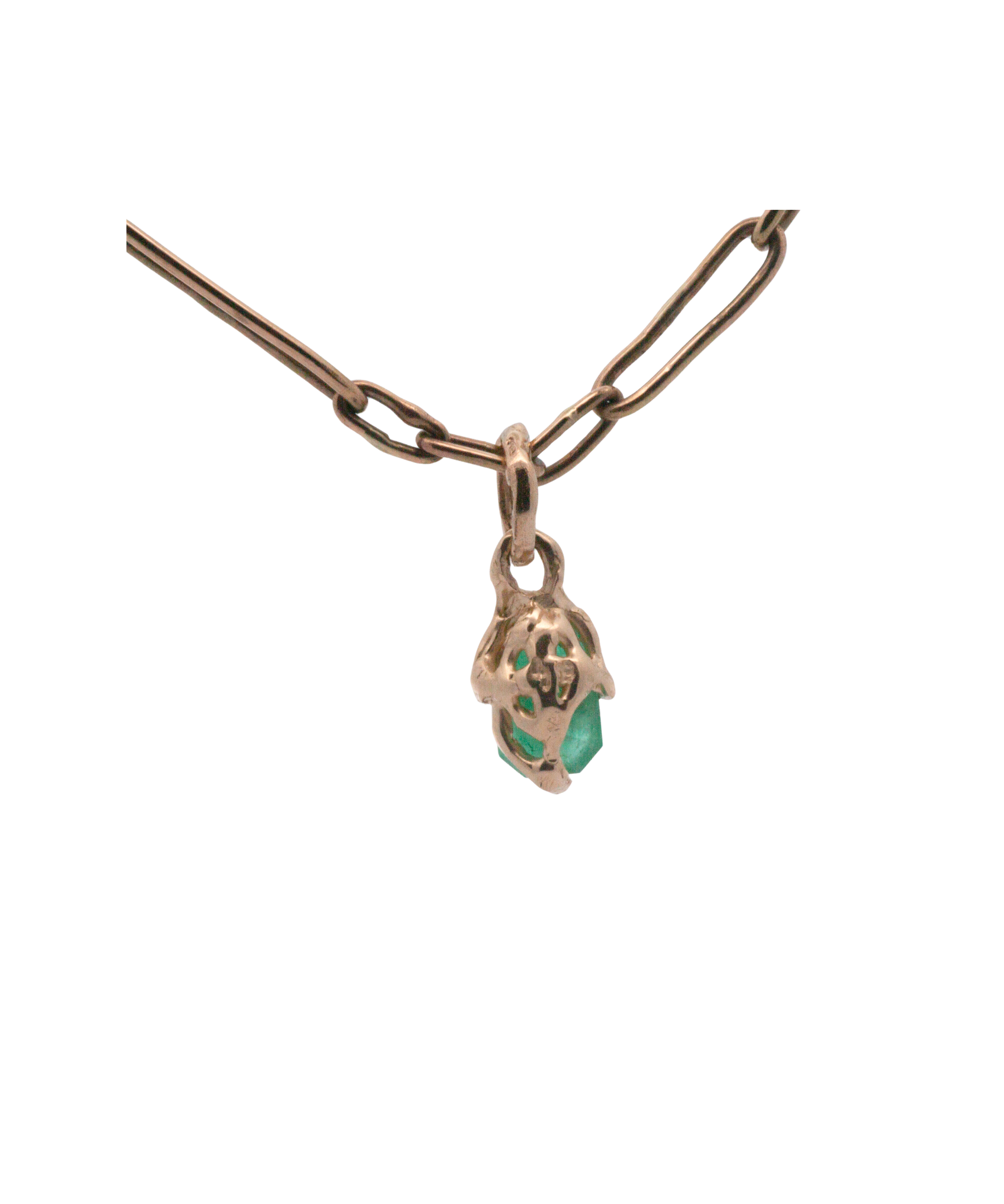 OOAK No. 68 PEEKABOO Emerald Charm