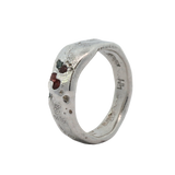 PETALUMA Ring No.032614 - Sterling Silver + Sapphires
