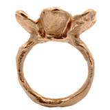 Gold - RORA Giant Flower Signet Ring