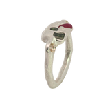 SEB Pinky Ring worn on hand, recycled sterling silver