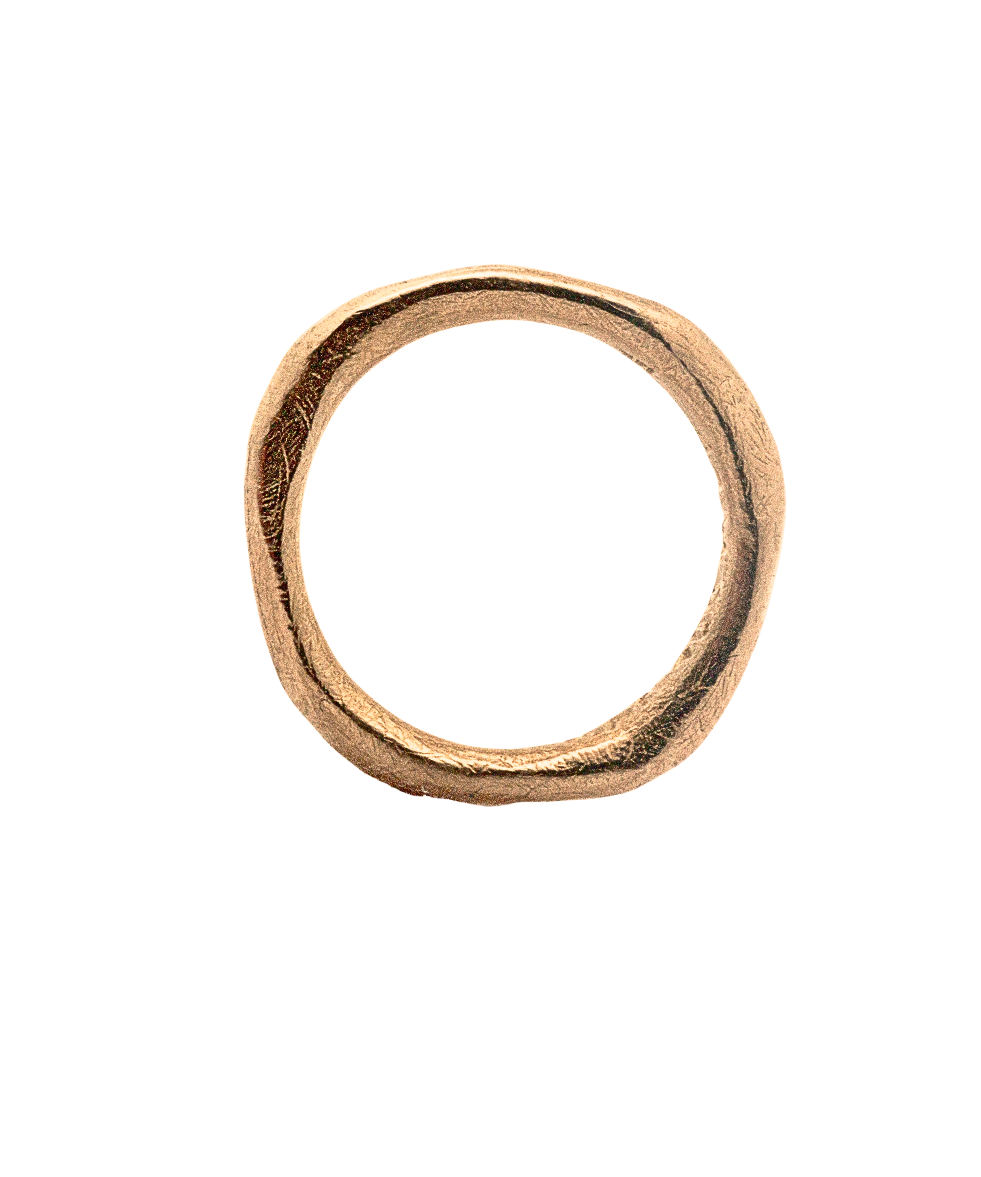 Side View of MADRONE Stacker Ring Highlighting Organic Design

