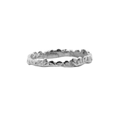 SIGGE Petite Crown Stacker - Sterling Silver