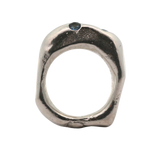 SEEBE Ring 0126 Sterling Silver + Sapphires