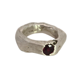WILDER Ring No.012643 - Sterling Silver + Sapphires