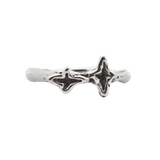 TWO STAR Stacker Ring - Sterling Silver
