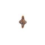 ARISTA Stud Earring - 14K Gold + Pavé