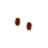 BIRGITTE Stud earring - 14K Gold + Pink Tourmaline