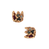 Crown Stud Earring Single - Gold