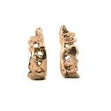 DORTE Crown Hoop Earrings - 14K Gold