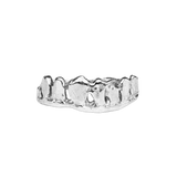 DORTE Crown Stacker Ring - Sterling Silver