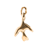 DOVE Hoop Charm - Gold