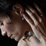 FRIKA Mix Earrings - Sterling Silver + Rubies