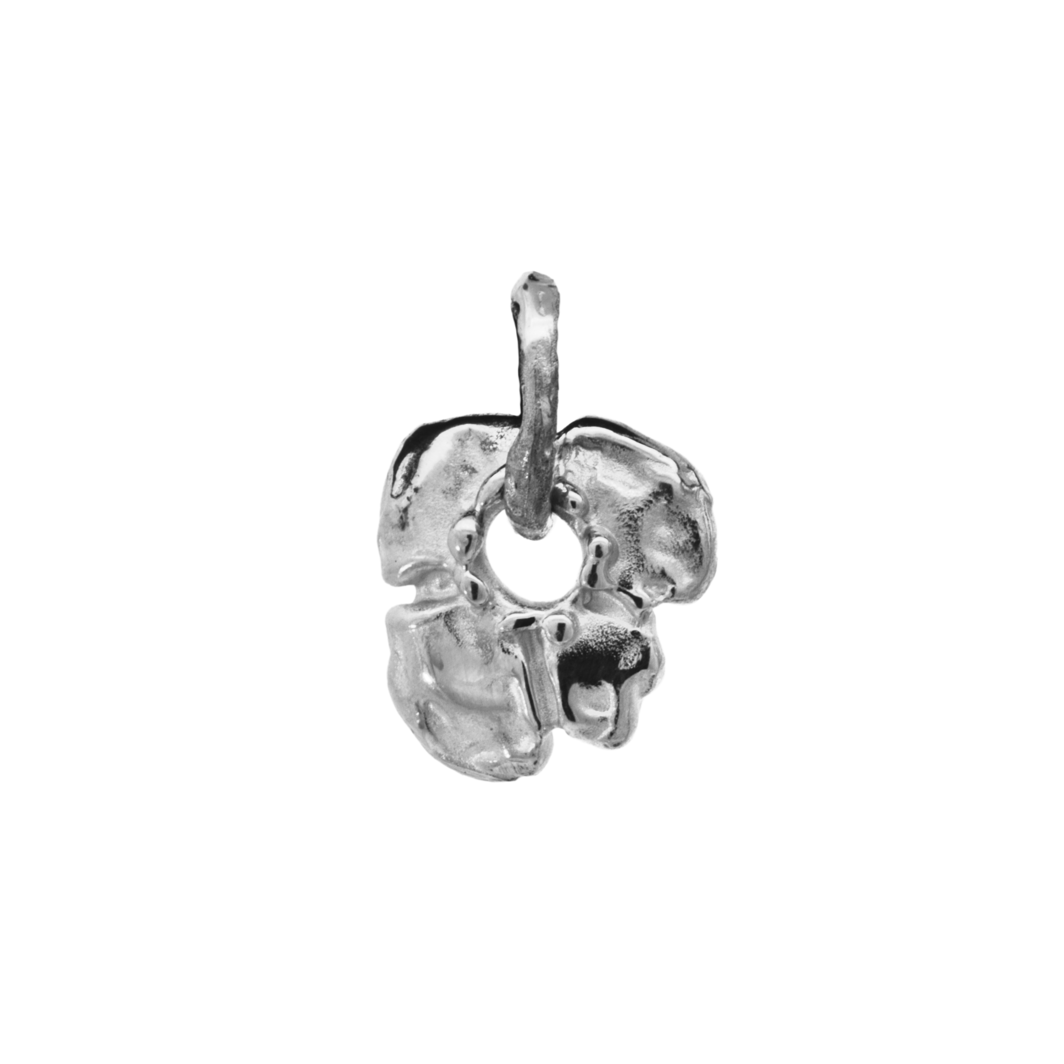 HIBI Flower Charm - Sterling Silver