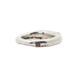 HYGGE Round Ring No. 062607 - Sterling Silver + Sapphires