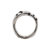 HYGGE Round Ring No. 062607 - Sterling Silver + Sapphires