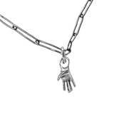 Right Hand - Mini Holding Charm - Sterling Silver