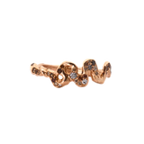 OOAK LITTLE SNAKE Ring  - 14K Gold + Pavé