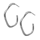 MADRONE Hoop Earrings - Sterling Silver