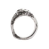 RAVEN Ring No. 042623 - Sterling Silver + Sapphire