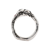 RAVEN Ring No. 042622 - Sterling Silver + Sapphire