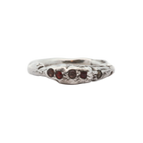 RAVEN Ring No. 042623 - Sterling Silver + Sapphire