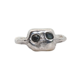 SEB Pinky Ring No.042614 - Sterling Silver + Sapphires