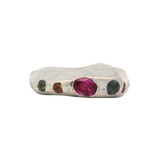 SEEBE Ring No.032631 - Sterling Silver + Sapphires