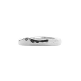 SIGR WATER Narrow Half Straight Stacker Ring - Sterling Silver