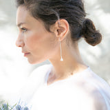 CALLA Drop Earrings - Silver