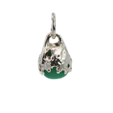 SPERO Pendant - Chrysoprase + Sterling Silver