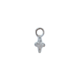 Arista Star Earring Charm - Sterling Silver