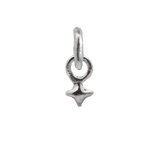 STAR Hoop Charm - Sterling Silver
